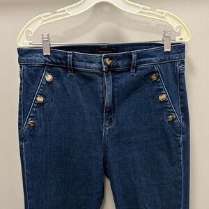Ann Taylor High Rise Dark Blue Jeans